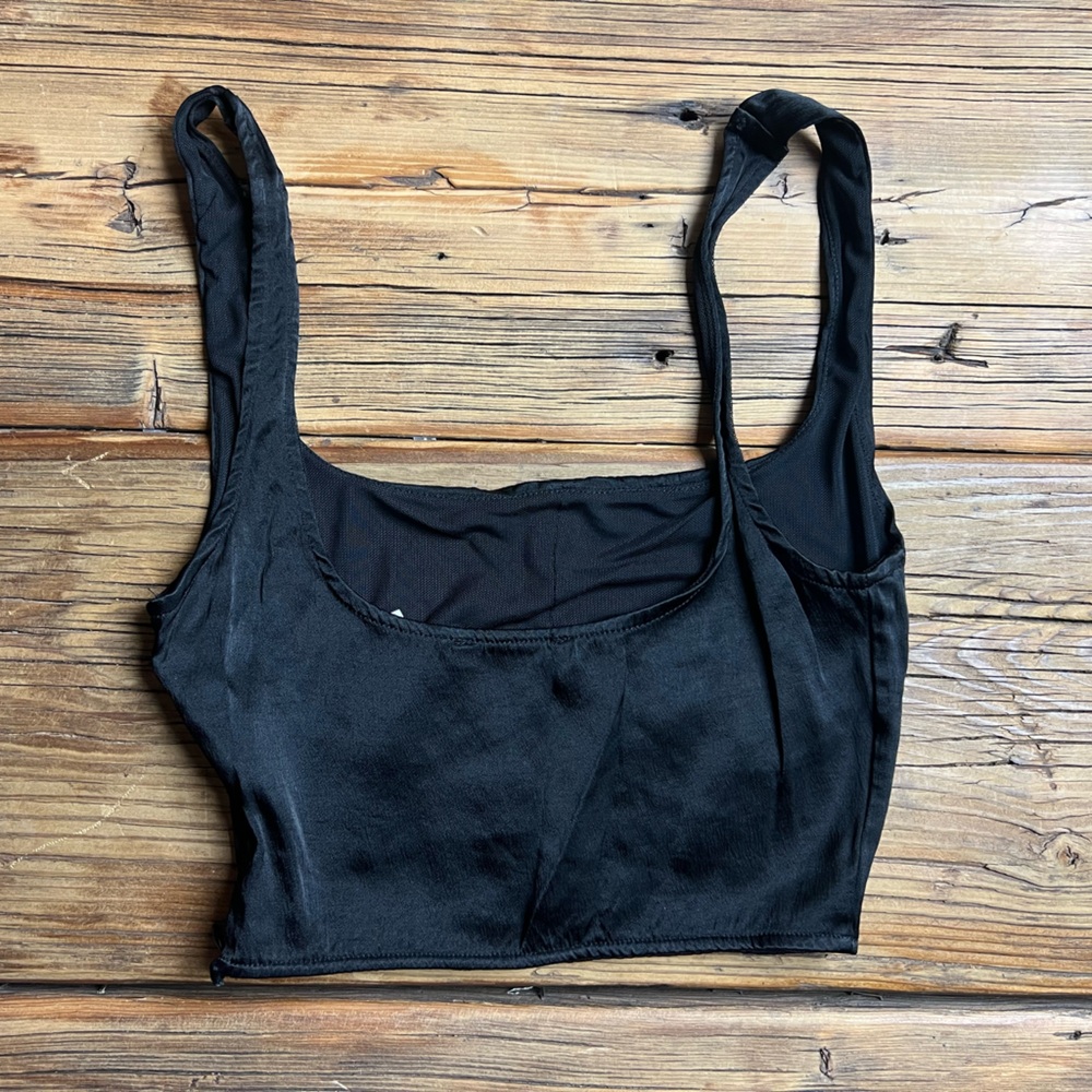 Black ZARA Women's Bustier Top - Picture 4 of 6